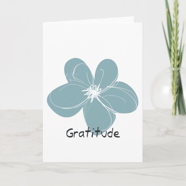 Tarjeta De Agradecimiento Gratitud (Anverso)