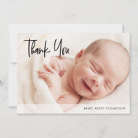 Gratitud moderna de ducha de fotos para bebés pers