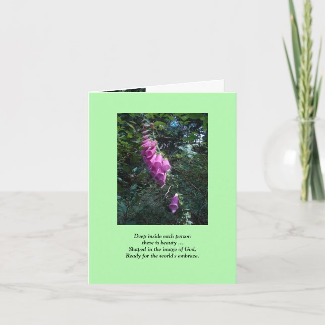 Tarjeta De Agradecimiento Gratitud para la amistad (Anverso)