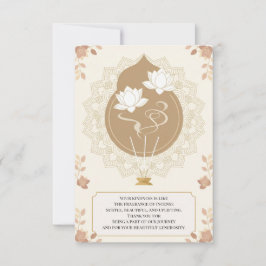 Tarjeta De Agradecimiento Gratitud Sagrada