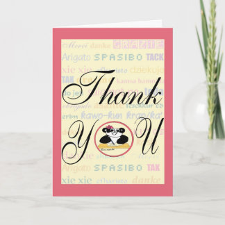 Tarjeta De Agradecimiento Gratitud significa lo mismo en cualquier idioma