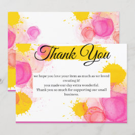 Tarjeta De Agradecimiento Gratitud vibrante