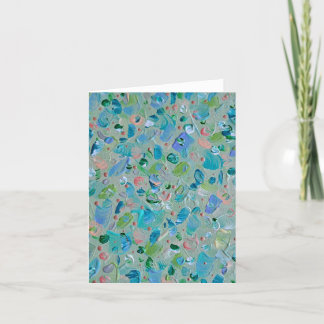 Tarjeta De Agradecimiento Green Dream Blank Notecards