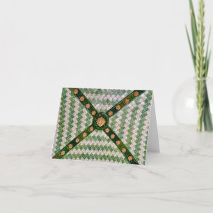 Tarjeta De Agradecimiento Green Mozaic Sant Pau Barcelona