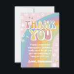 Tarjeta De Agradecimiento Groovy Birthday 500 | Groovy Gracias<br><div class="desc">Groovy Gracias Tarjeta.
¡Listo para ser personalizado por usted! Asegúrese de comprobar los artículos que coincidan en mi tienda Zazzle.</div>