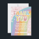 Tarjeta De Agradecimiento Groovy Birthday 500 | Groovy Gracias<br><div class="desc">Groovy Gracias Tarjeta.
¡Listo para ser personalizado por usted! Asegúrese de comprobar los artículos que coincidan en mi tienda Zazzle.</div>