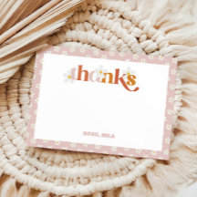 Groovy Daisy Modern Boho Cumpleaños