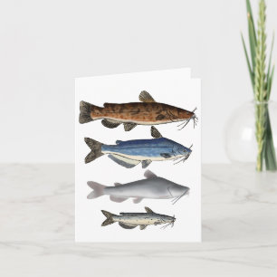 Tarjeta De Agradecimiento Grupo de pescadores de pescado de Norteamérica