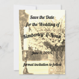 Tarjeta De Agradecimiento Guarda la Fecha