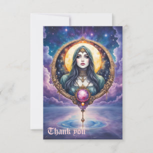Tarjeta De Agradecimiento Guardián de sueños ligado a la luna – Guardián de 