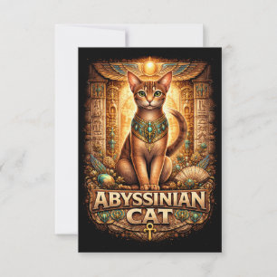 Tarjeta De Agradecimiento Guardián del Nilo Dorado