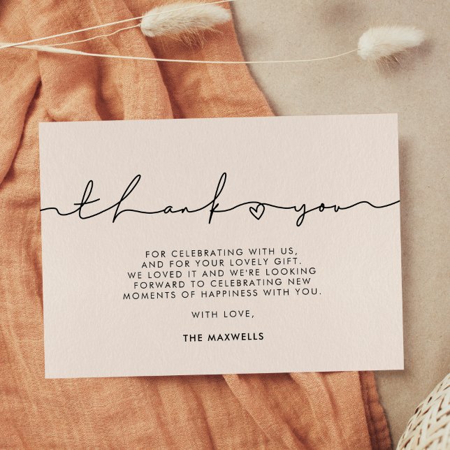 Tarjeta De Agradecimiento Guión caprichoso lindo Bebé ducha (Subido por el creador)