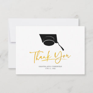 Tarjeta De Agradecimiento Guión de graduación 2025 Grad