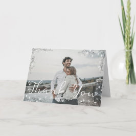 Tarjeta De Agradecimiento Guión manuscrito moderno ilustrado caprichoso