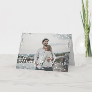 Tarjeta De Agradecimiento Guión manuscrito moderno ilustrado caprichoso