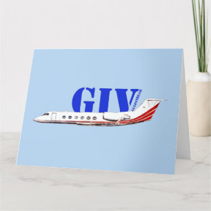 Tarjeta De Agradecimiento Gulfstream IV Jet privado de lujo