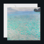 Tarjeta De Agradecimiento Gustav Klimt - Attersee<br><div class="desc">Attersee - Gustav Klimt, Oil on Canvas, 1910</div>