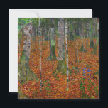 Tarjeta De Agradecimiento Gustav Klimt - Birch Wood<br><div class="desc">Madera Birch - Gustav Klimt,  Oil on Canvas,  1903</div>