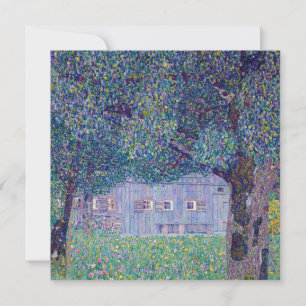 Tarjeta De Agradecimiento Gustav Klimt - Casa de campo en el Alto Austria