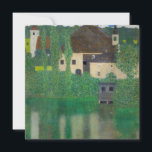 Tarjeta De Agradecimiento Gustav Klimt - Castillo de Agua<br><div class="desc">Castillo del Agua - Gustav Klimt,  Oil on Canvas,  1908</div>