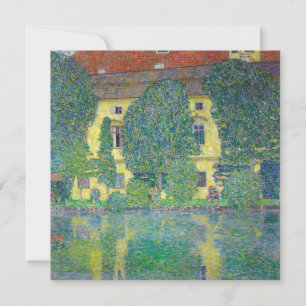 Tarjeta De Agradecimiento Gustav Klimt - Castillo Kammer am Attersee III