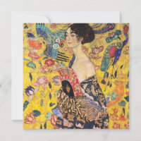 Gustav Klimt - Dama de fans