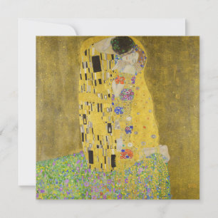 Tarjeta De Agradecimiento Gustav Klimt - El beso