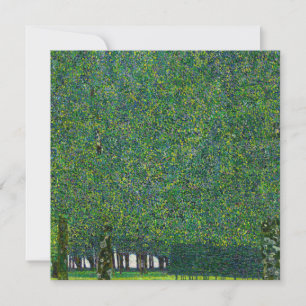 Tarjeta De Agradecimiento Gustav Klimt - El parque