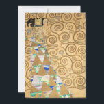 Tarjeta De Agradecimiento Gustav Klimt - Expectativa, Frieze Stoclet<br><div class="desc">El árbol de la vida,  Stoclet Frieze,  Expectation - Gustav Klimt,  Cardboard,  1909</div>