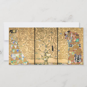 Tarjeta De Agradecimiento Gustav Klimt - Friso Stoclet Árbol de la Vida