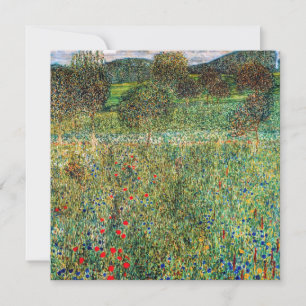Tarjeta De Agradecimiento Gustav Klimt - Huerto