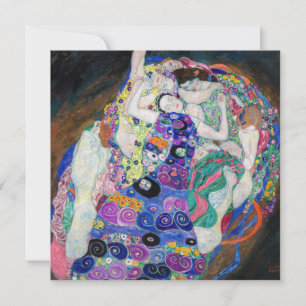 Tarjeta De Agradecimiento Gustav Klimt - La Virgen
