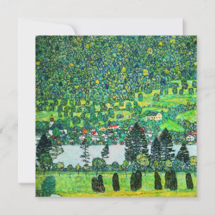 Tarjeta De Agradecimiento Gustav Klimt - Ladera de la montaña en Unterach