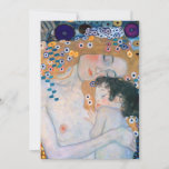 Tarjeta De Agradecimiento Gustav Klimt - Madre e hijo<br><div class="desc">Madre e hijo (detalle de las tres edades de la mujer) - Gustav Klimt,  Oil on Canvas,  1905</div>