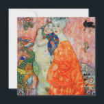 Tarjeta De Agradecimiento Gustav Klimt - Mujeres amigas<br><div class="desc">Mujeres amigas - Gustav Klimt,  Oil on Canvas,  1916-17 (destruido en 1945)</div>