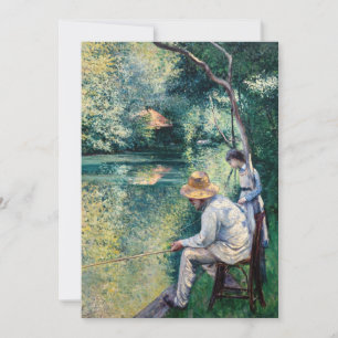 Tarjeta De Agradecimiento Gustave Caillebotte - Angling