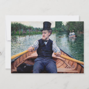 Tarjeta De Agradecimiento Gustave Caillebotte - Fiesta en barca
