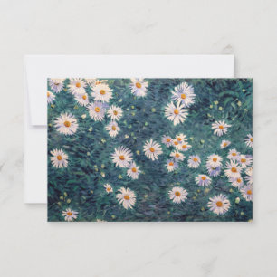 Tarjeta De Agradecimiento Gustave Caillebotte - Lecho de margaritas, Detalle