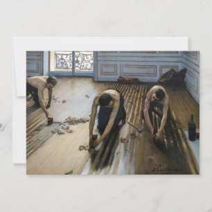 Tarjeta De Agradecimiento Gustave Caillebotte - Los raspadores de suelos