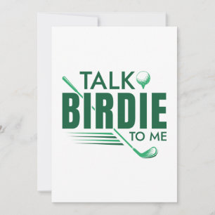 Tarjeta De Agradecimiento Hablar De Birdie Para Mí