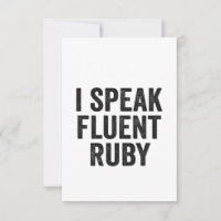 Hablo Fluent Ruby Funny Geek Programador