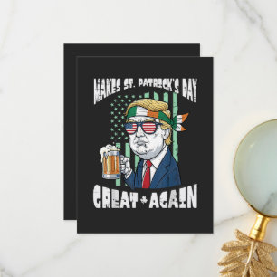 Tarjeta De Agradecimiento Hacer que el día de San Patricio sea grande de nue