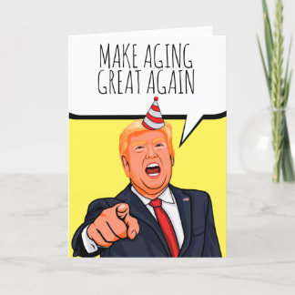 TARJETA DE AGRADECIMIENTO HACER QUE EL ENVEJECIMIENTO SEA GRANDE DE NUEVO