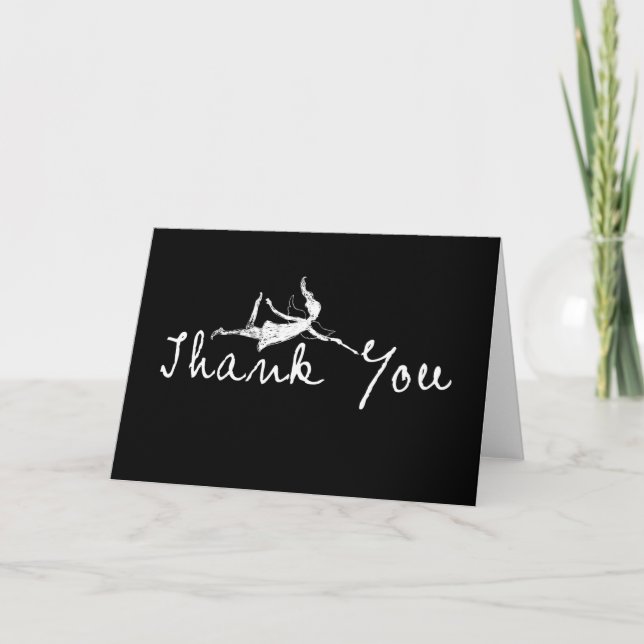 Tarjeta De Agradecimiento Hada de Arte: Gracias (Anverso)