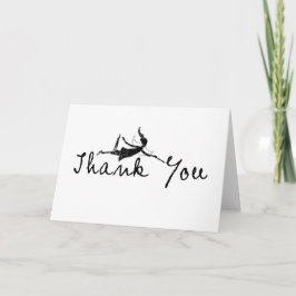 Tarjeta De Agradecimiento Hada de Arte: Gracias