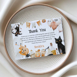 Tarjeta De Agradecimiento Halloween