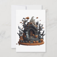 Halloween 3D Haunted Kitty House