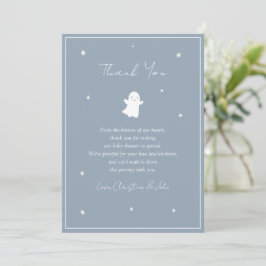 Tarjeta De Agradecimiento Halloween Baby Boy Shower Gracias