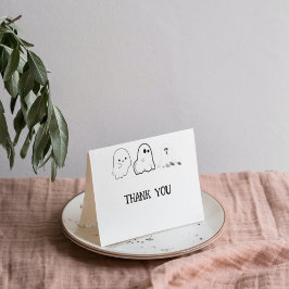 Tarjeta De Agradecimiento Halloween Bebé Brewing gracias a Baby Duke