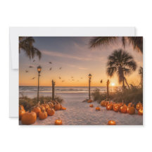 Halloween en Twilight en The Beach Notecard